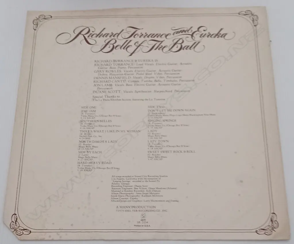 Richard Torrance And Eureka (5), Belle Of The Ball Image 1++
